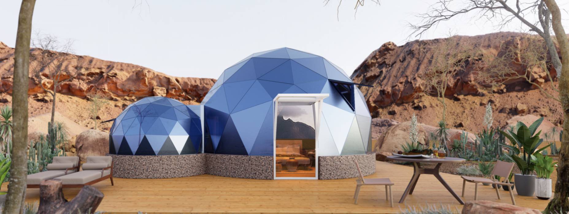 五通桥区球形智能光伏玻璃星空房